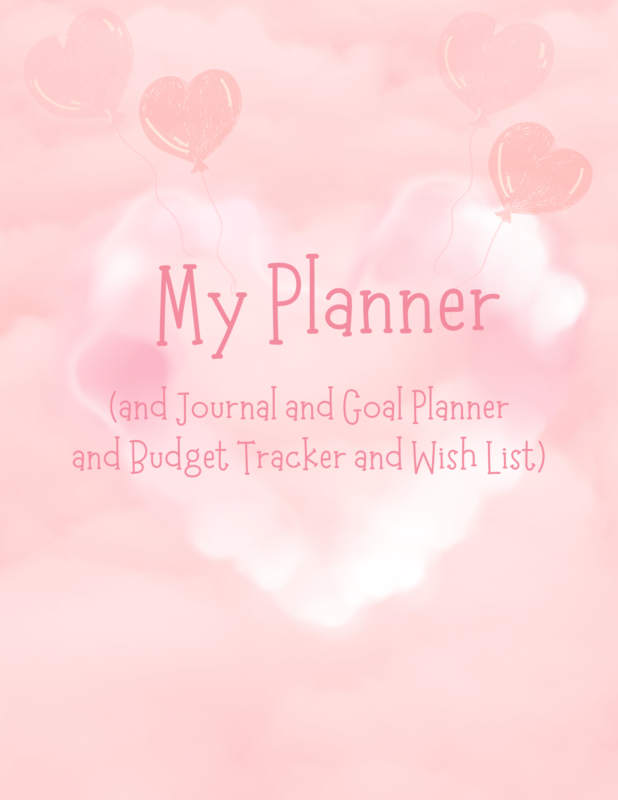 Pretty In Pink Planner/Journal/Tracker